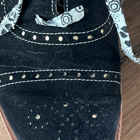 Black Suede/Gold Oxford By Esquível Hand Made - Picture 5 of 7